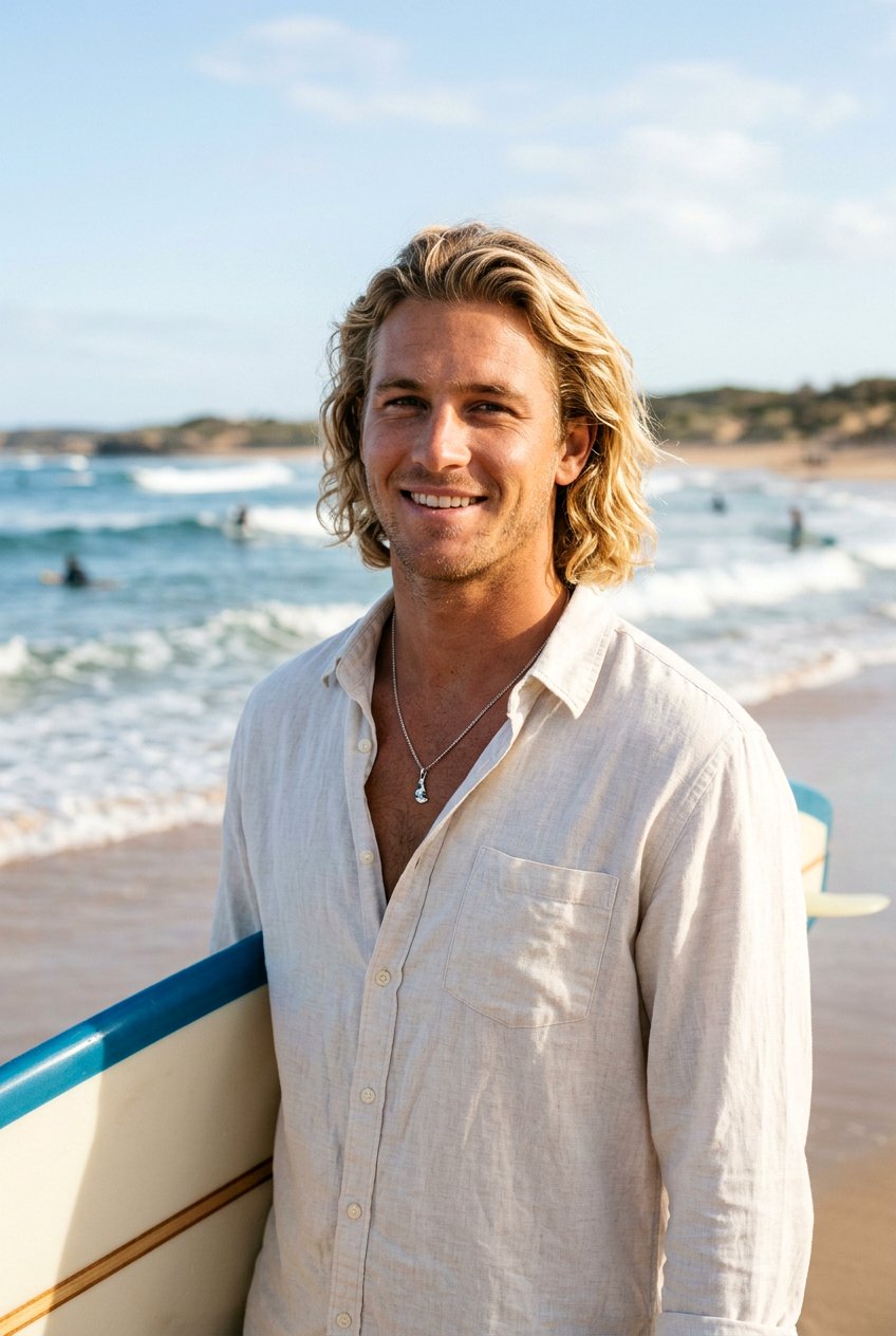 Classic Surfer Flow - 20 surfer flow for wavy hair men - 20 surfer flow for wavy hair men