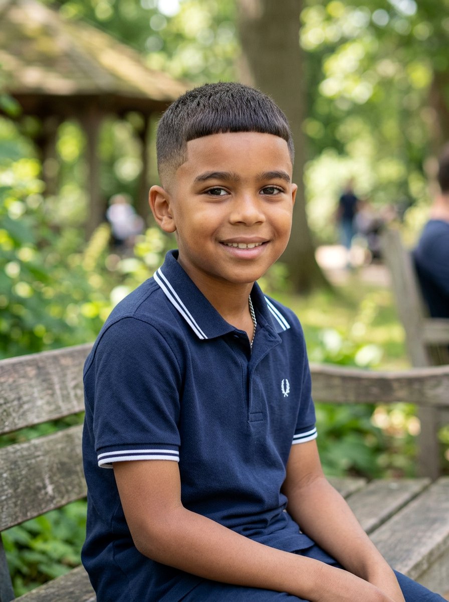 Classic Taper Fade with Caesar Cut - 20 taper fade for black boys - 20 taper fade for black boys