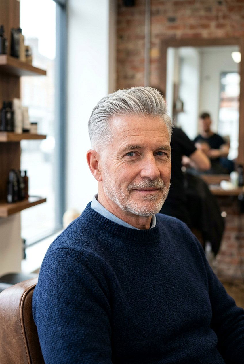 Classic Taper Mature Men Haircut - 20 men haircut ideas for mature style - 20 men haircut ideas for mature style