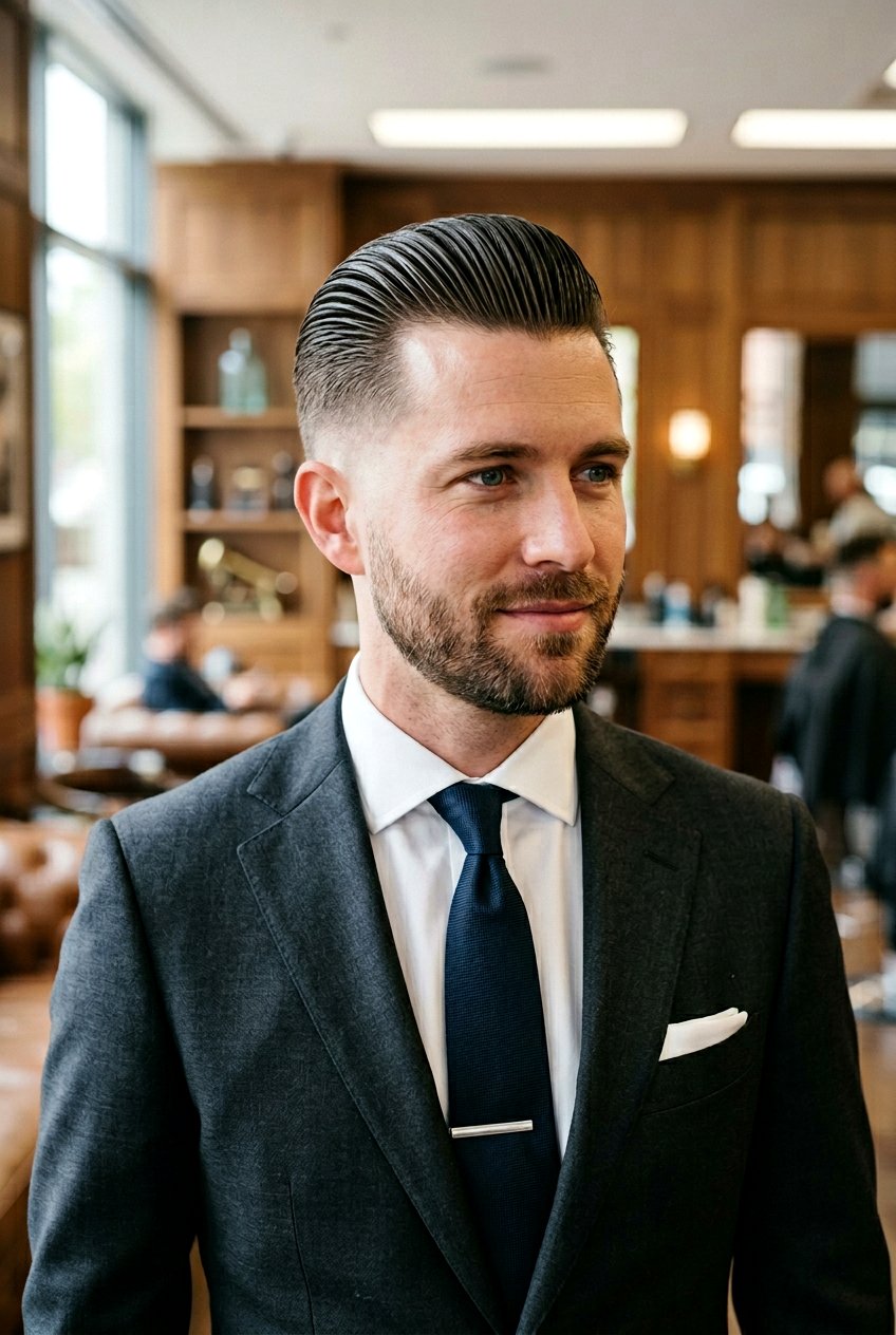 Classic Taper Slick Back - 20 men classic taper haircut for mature style - 20 men classic taper haircut for mature style