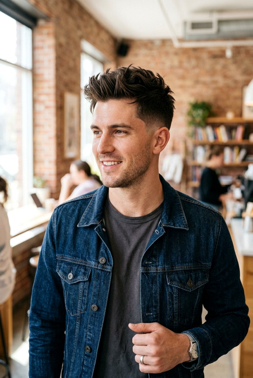 Classic Taper Textured Top - 20 men classic taper haircut for mature style - 20 men classic taper haircut for mature style