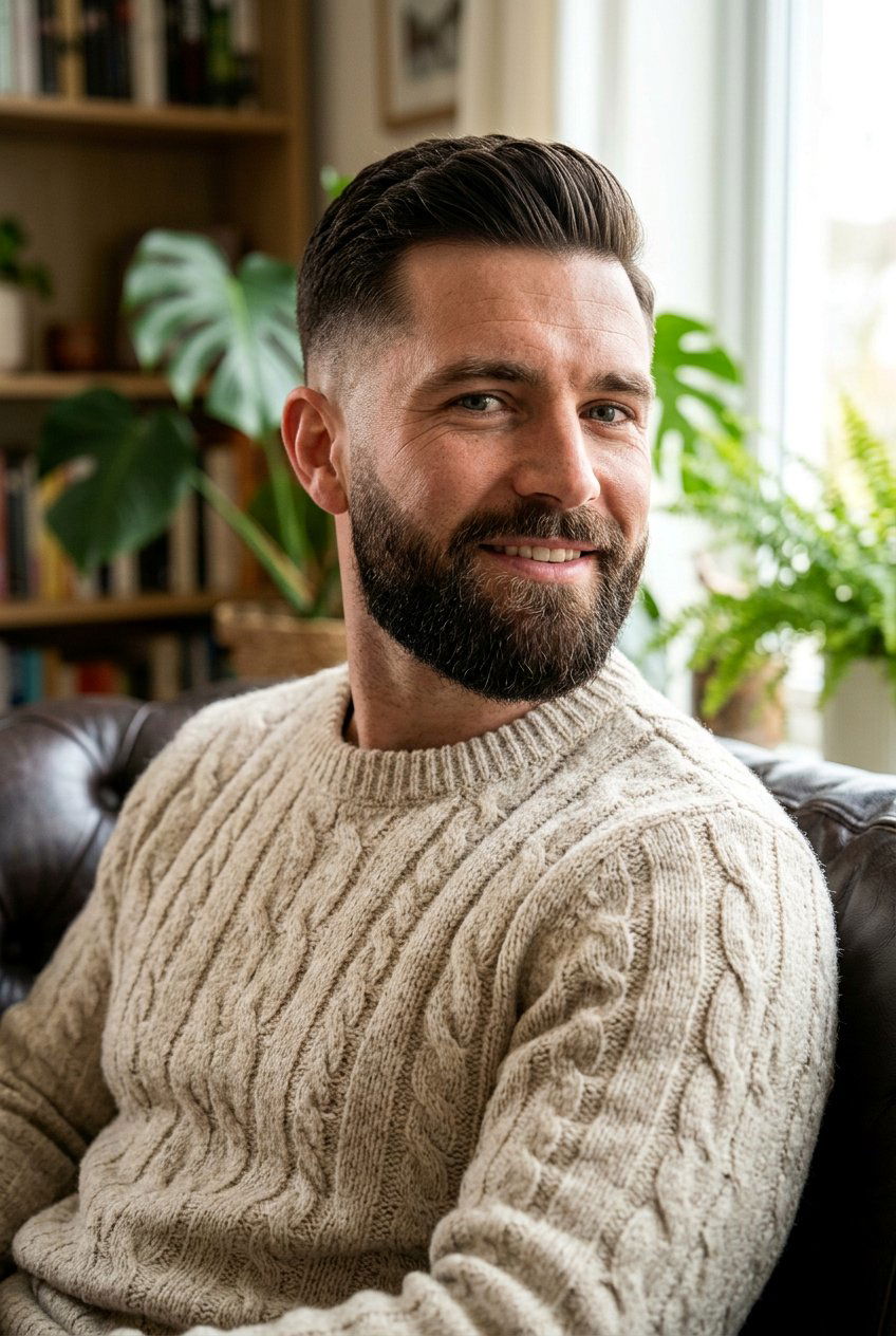 Classic Taper With Beard - 20 men classic taper haircut for mature style - 20 men classic taper haircut for mature style