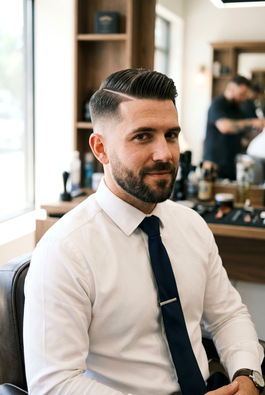 Classic Taper With Hard Part - 20 men classic taper haircut for mature style - 20 men classic taper haircut for mature style