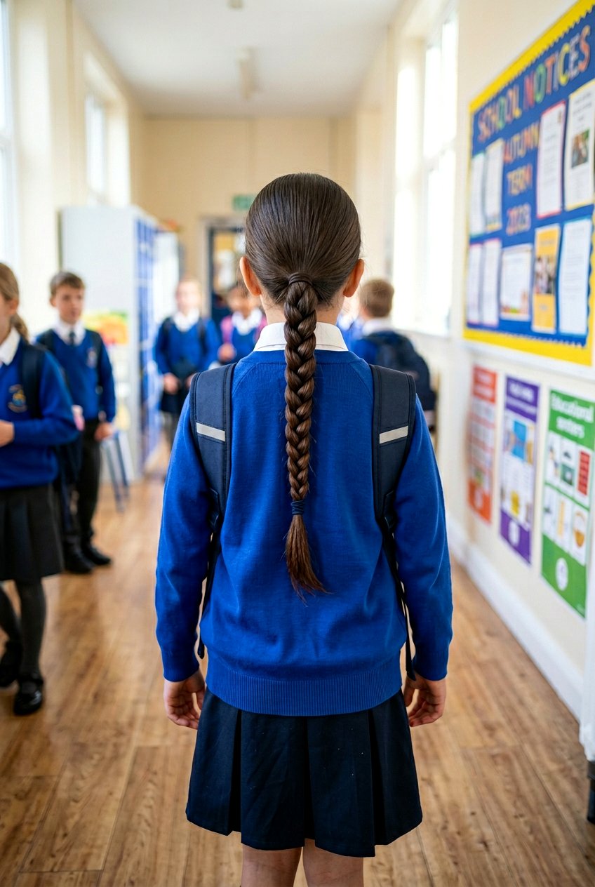 Classic Three Strand Braid - 20 simple braid for school girls - 20 simple braid for school girls