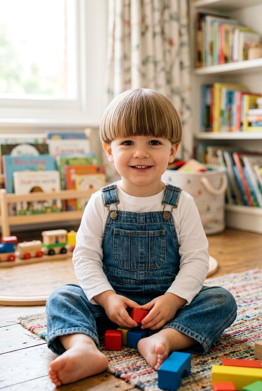 Classic Toddler Bowl Cut - 20 toddler haircut for fine straight hair - 20 toddler haircut for fine straight hair