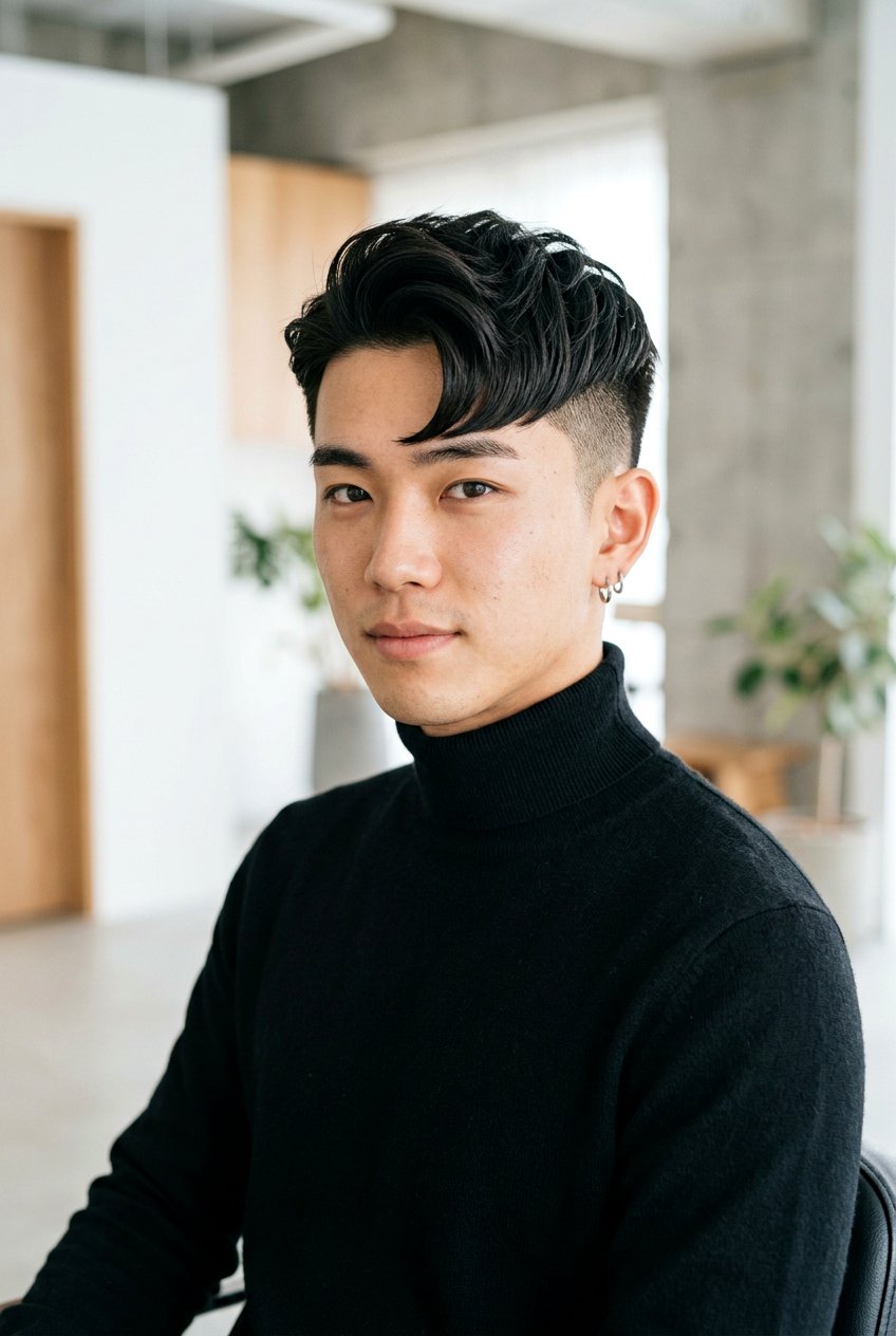 Classic Two Block Comma Haircut - 20 comma haircut for men - 20 comma haircut for men