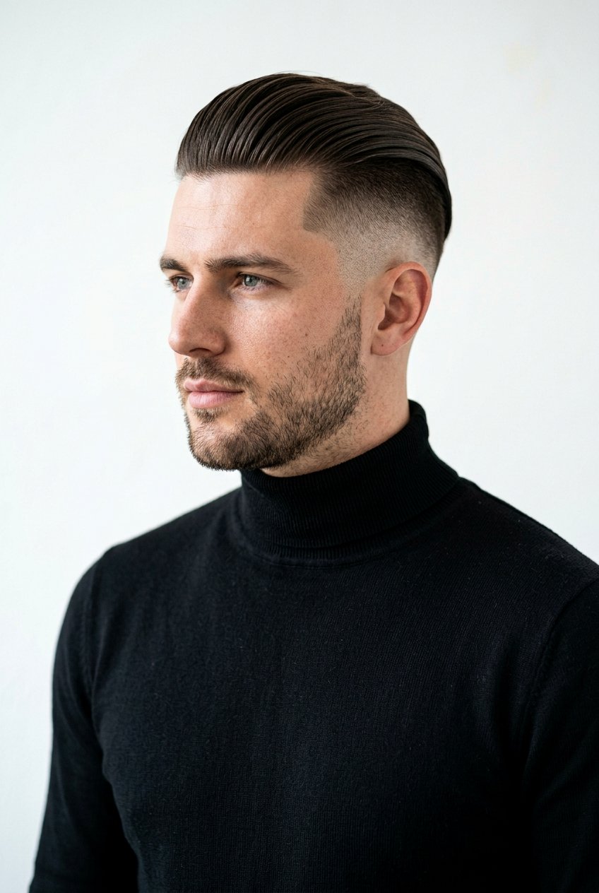 Classic Undercut - 20 mens haircut for oval face - 20 men’s haircut for oval face