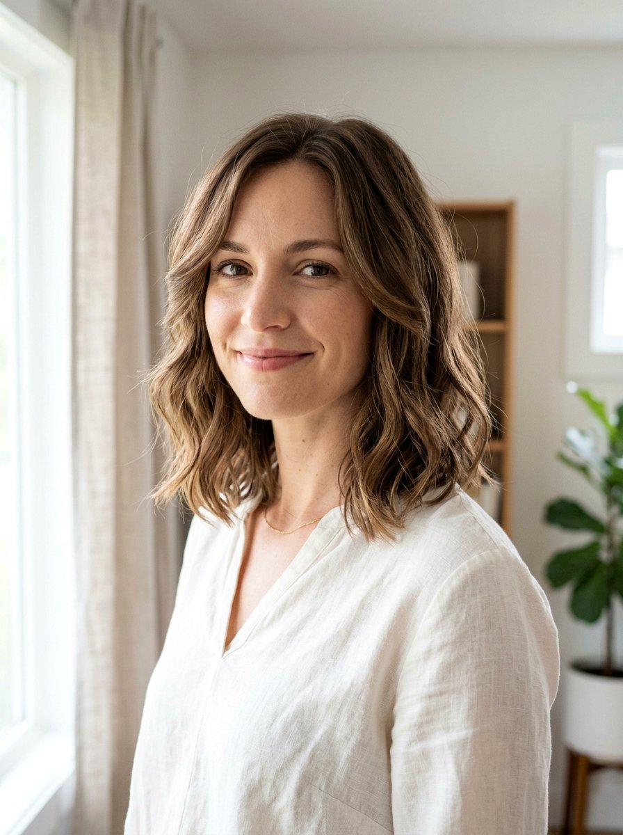 Classic Wavy Lob With Face Framing Layers - 20 wavy lob with face framing layers - 20 wavy lob with face framing layers