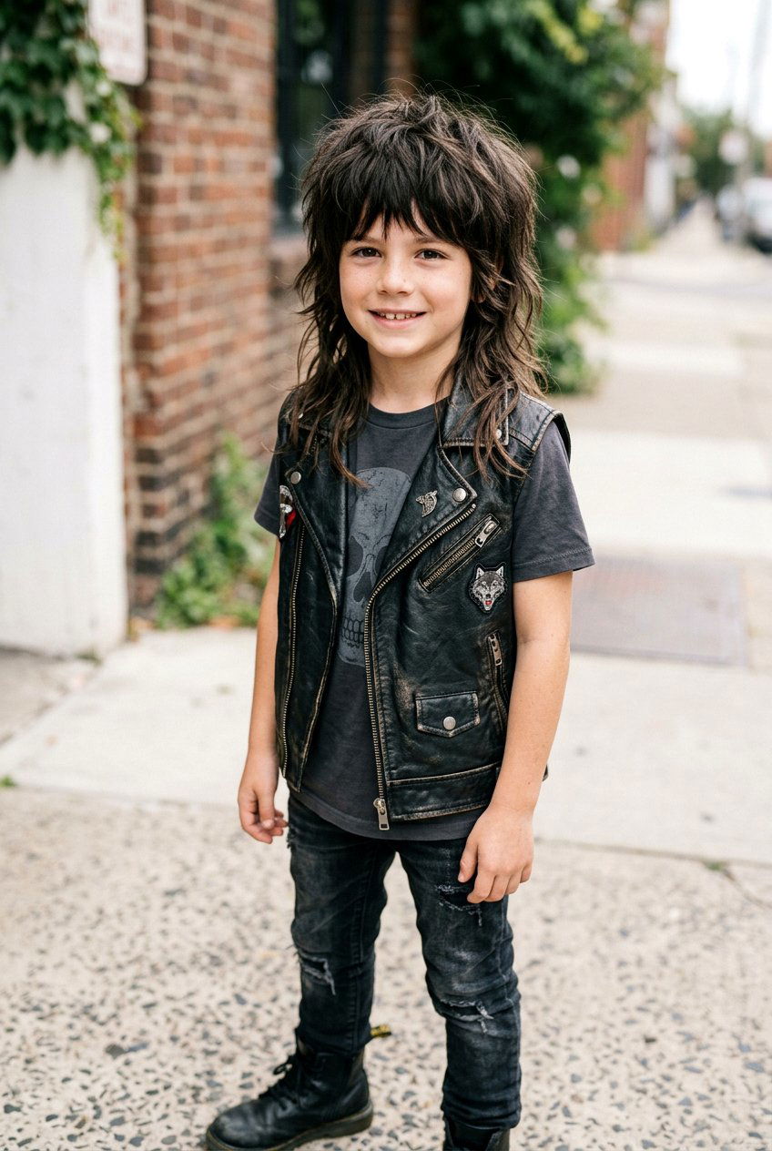 Classic Wolf Cut - 20 shoulder length haircut for boys - 20 shoulder length haircut for boys