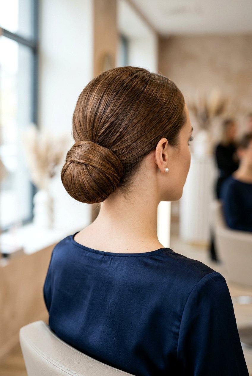 Classic chignon - 20 elegant hairstyles for women - 20 elegant hairstyles for women