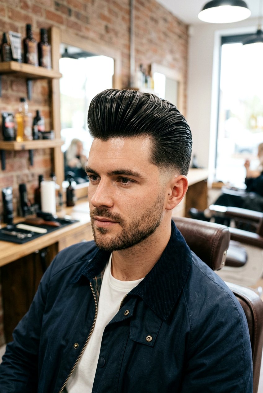 Classic pompadour - 20 hairstyles for men with thick hair - 20 hairstyles for men with thick hair