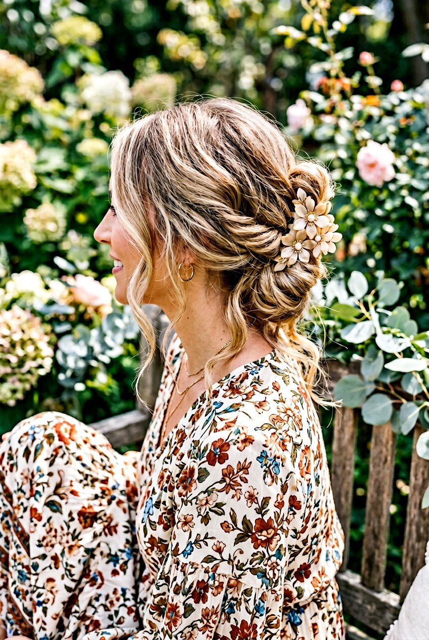 Claw Clip Boho Chic Updo - 20 campus claw clip hairstyle - 20 campus claw clip hairstyle