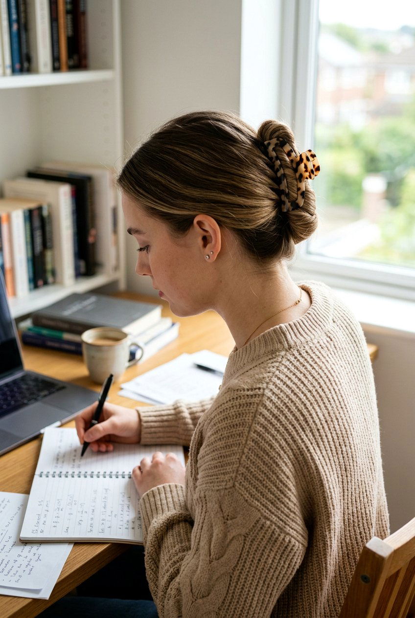 Claw Clip Exam Hairstyle - 20 exam day hairstyles - 20 exam day hairstyles