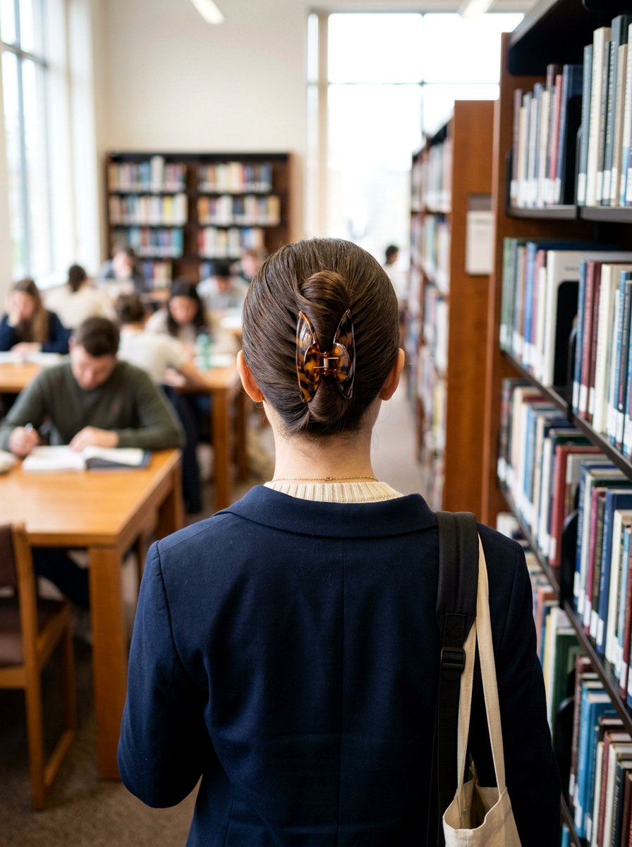 Claw Clip French Twist For Long Hair - 20 claw clip hairstyle for college girls - 20 claw clip hairstyle for college girls