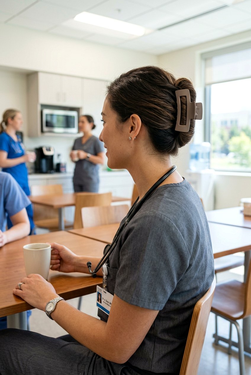 Claw Clip French Twist For Women In Medicine - 20 doctor friendly hairstyles - 20 doctor friendly hairstyles