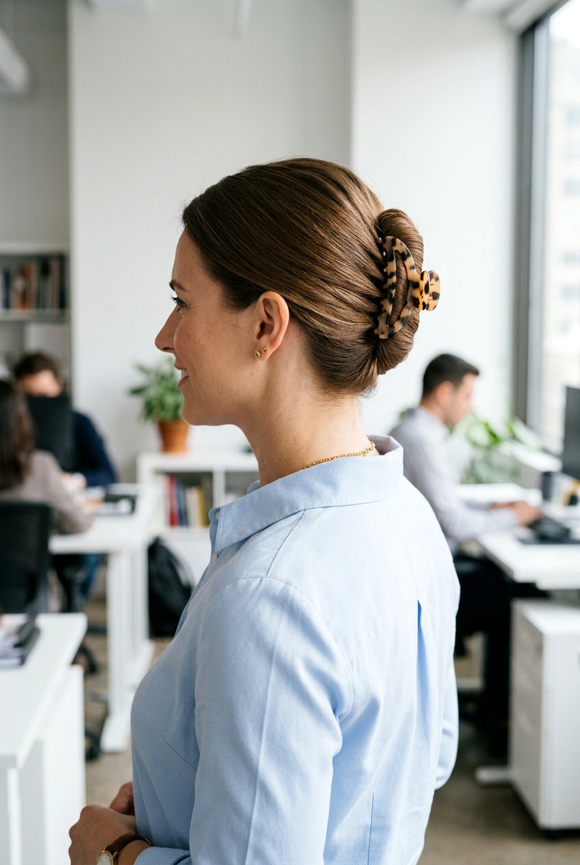 20 Chic French Twist Claw Clip Hairstyle Ideas to Try Now