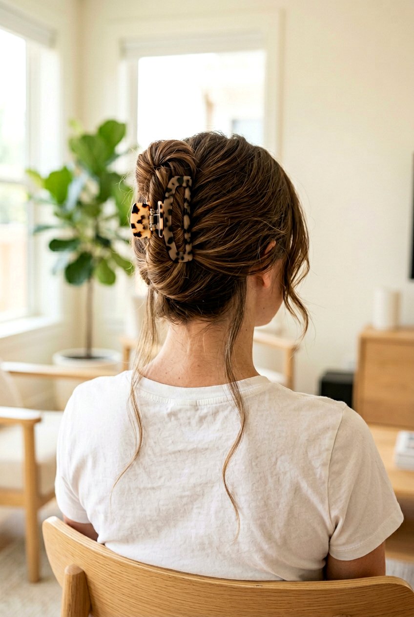 Claw Clip Hairstyle Long Layers - 20 campus hairstyle for long layers - 20 campus hairstyle for long layers