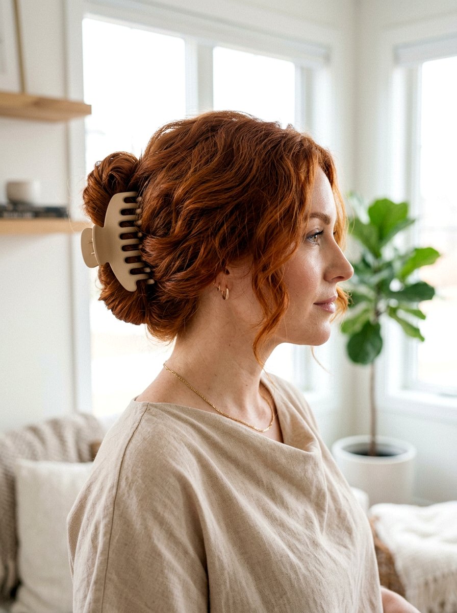 Claw Clip Retro Volume Twist - 20 pilates claw clip hairstyle - 20 pilates claw clip hairstyle