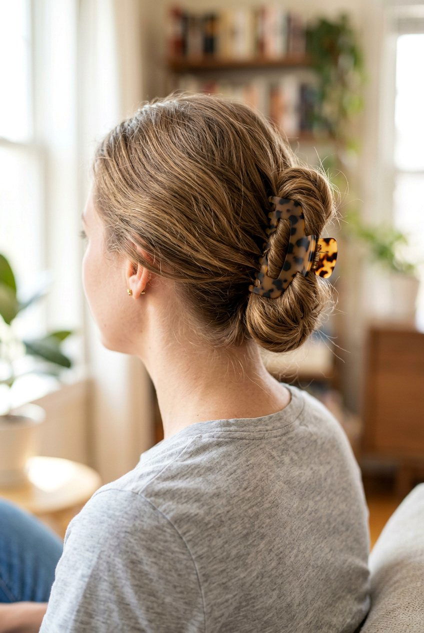 Claw Clip Textured Bun For Fine Hair - 20 textured bun for fine hair - 20 textured bun for fine hair