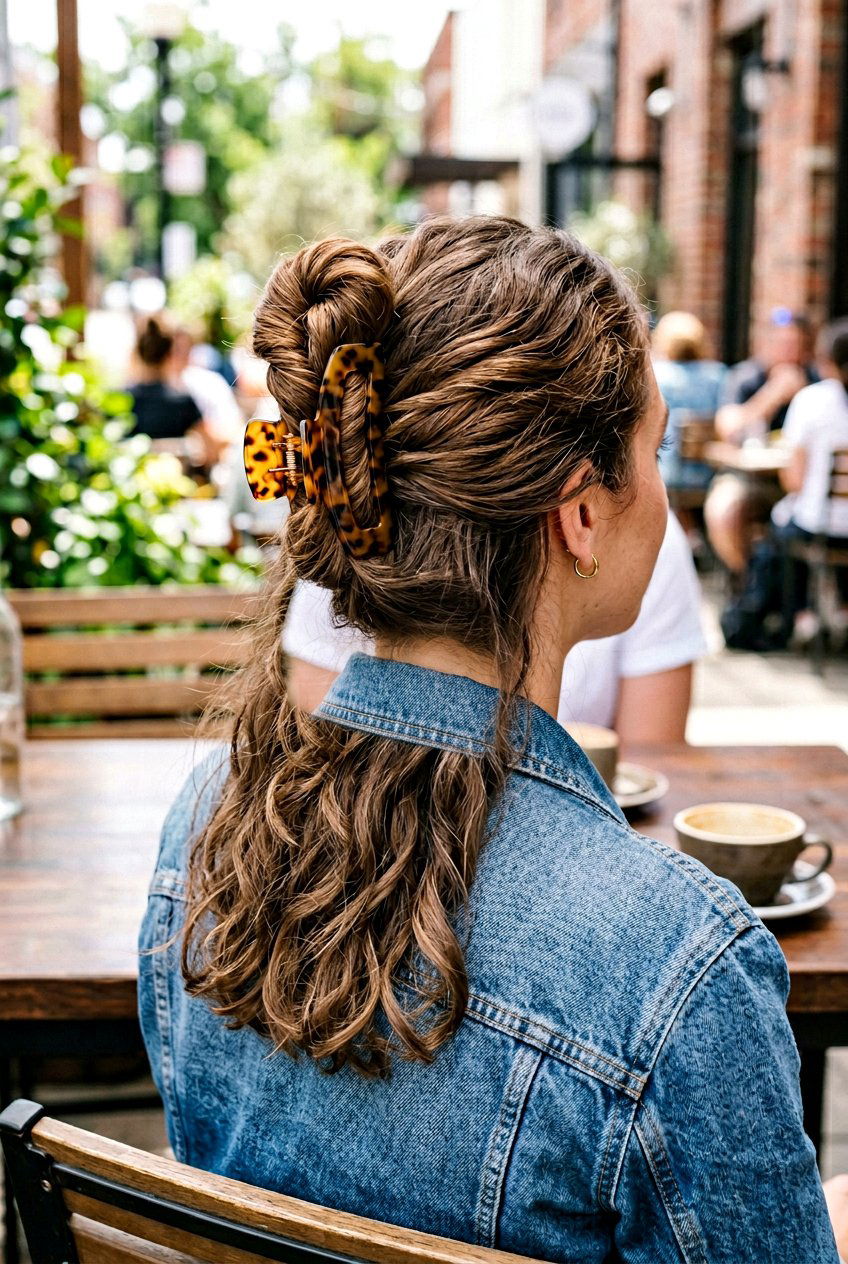Claw Clip Updo For Busy Mornings - 20 moms hairstyle ideas for busy mornings - 20 moms hairstyle ideas for busy mornings