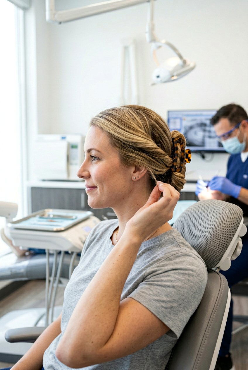Claw Clip Updo For Dentist Visit - 20 dentist office hairstyles - 20 dentist office hairstyles