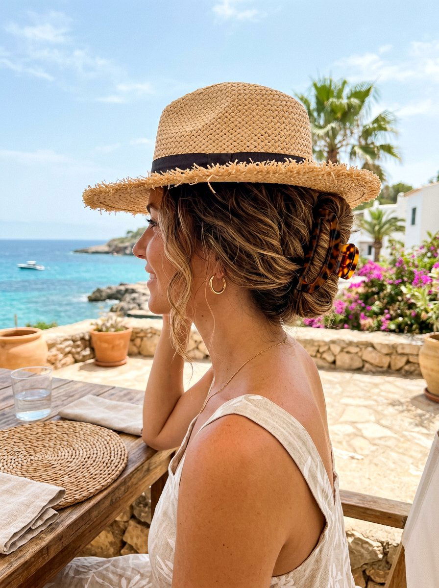 Claw Clip Updo Vacation Hair - 20 vacation hair ideas for women - 20 vacation hair ideas for women