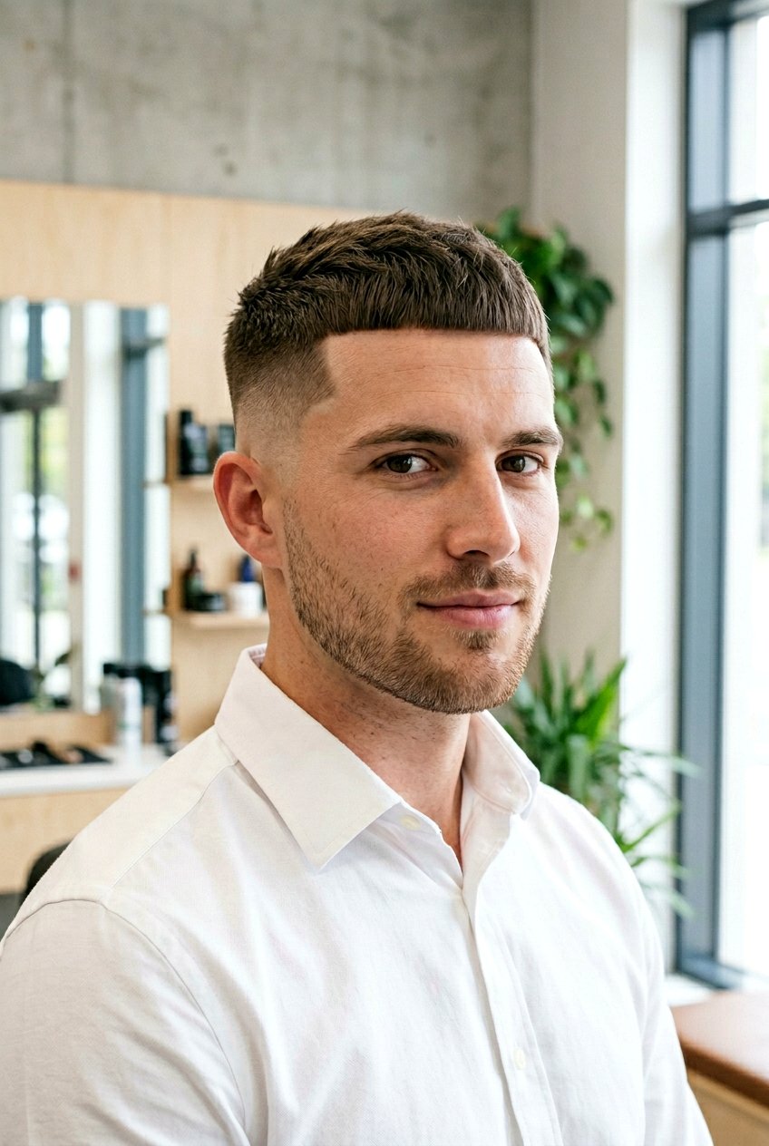 Clean Cut French Crop Minimalist - 20 french crop for thick straight hair men - 20 french crop for thick straight hair men