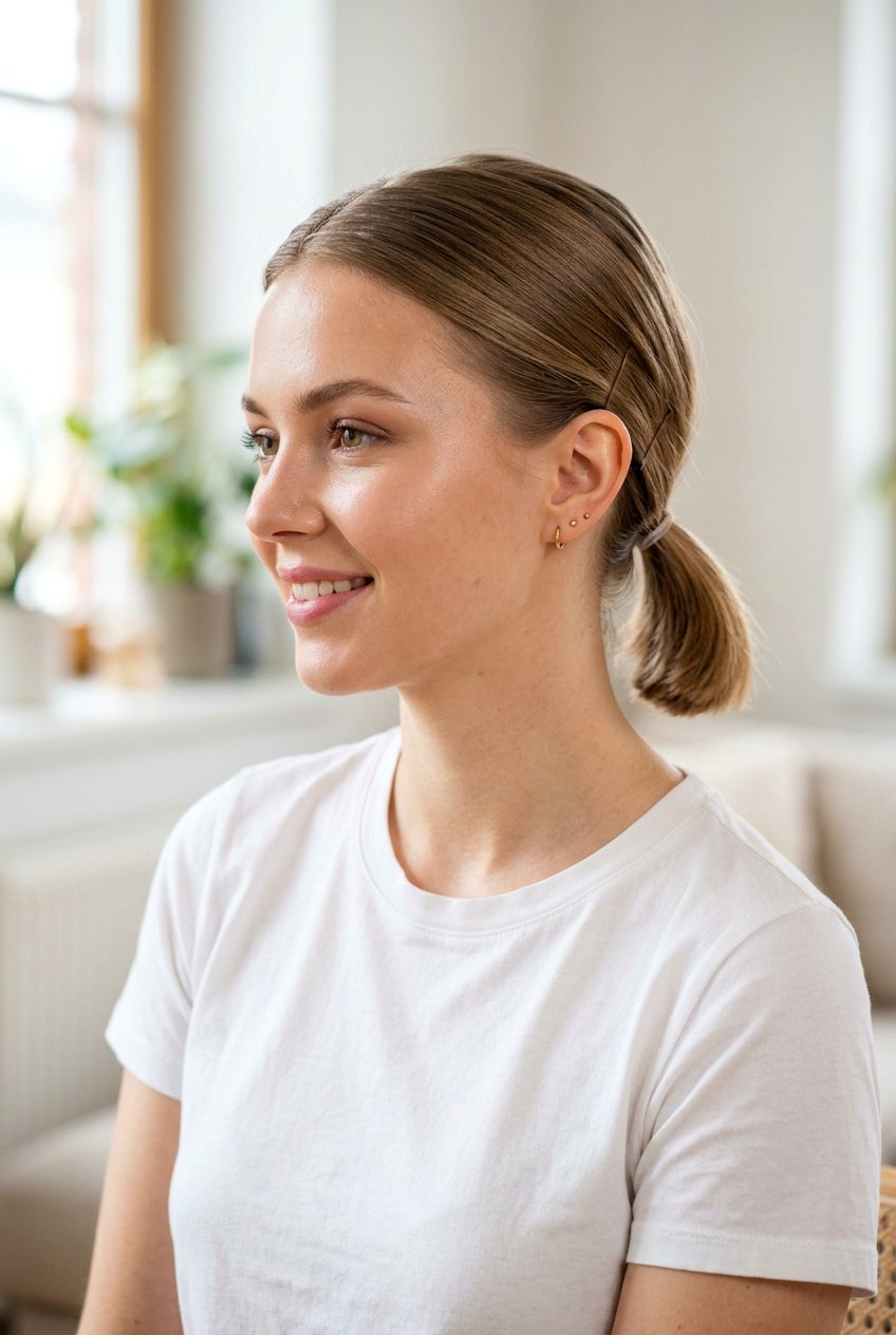 Clean Girl Ponytail For Short Hair - 20 clean girl ponytail hairstyle - 20 clean girl ponytail hairstyle