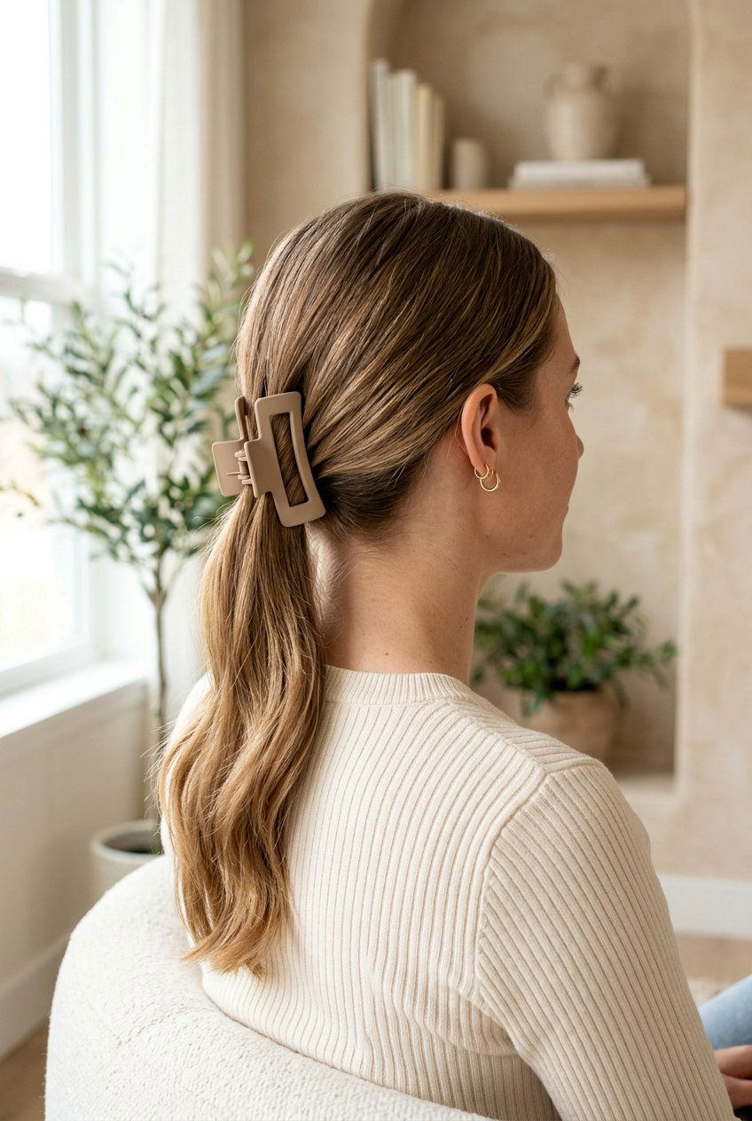 20 Clean Girl Ponytail Hairstyle Ideas to Try Right Now