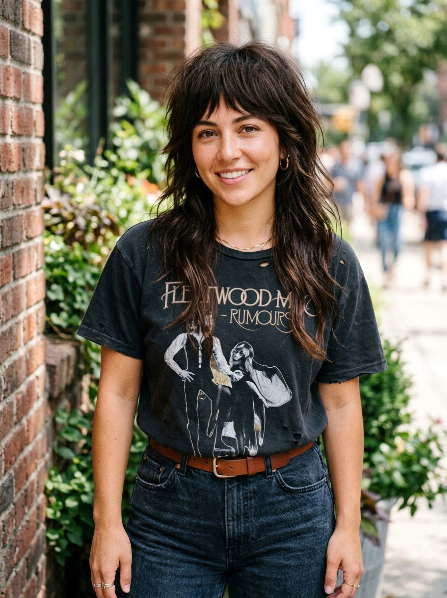 Clear Gloss On Dark Brown Shag - 20 clear gloss hair ideas for shine - 20 clear gloss hair ideas for shine