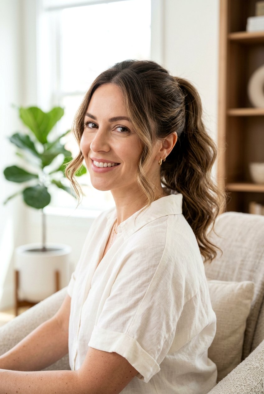 Clip In Ponytail With Face Framing Pieces - 20 clip in ponytail hairstyles - 20 clip in ponytail hairstyles