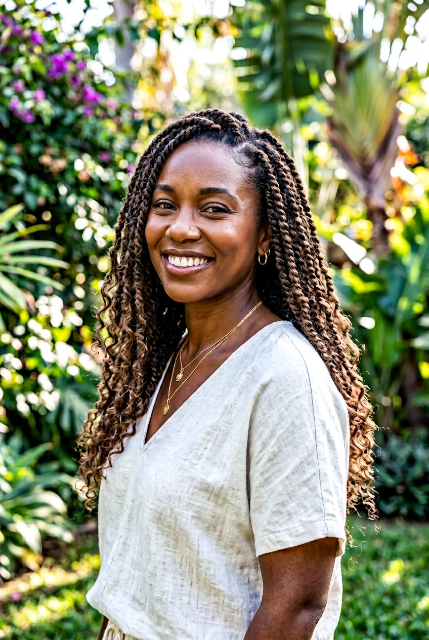 Coco Twist Hairstyle - 20 summer twist hairstyles for natural hair - 20 summer twist hairstyles for natural hair