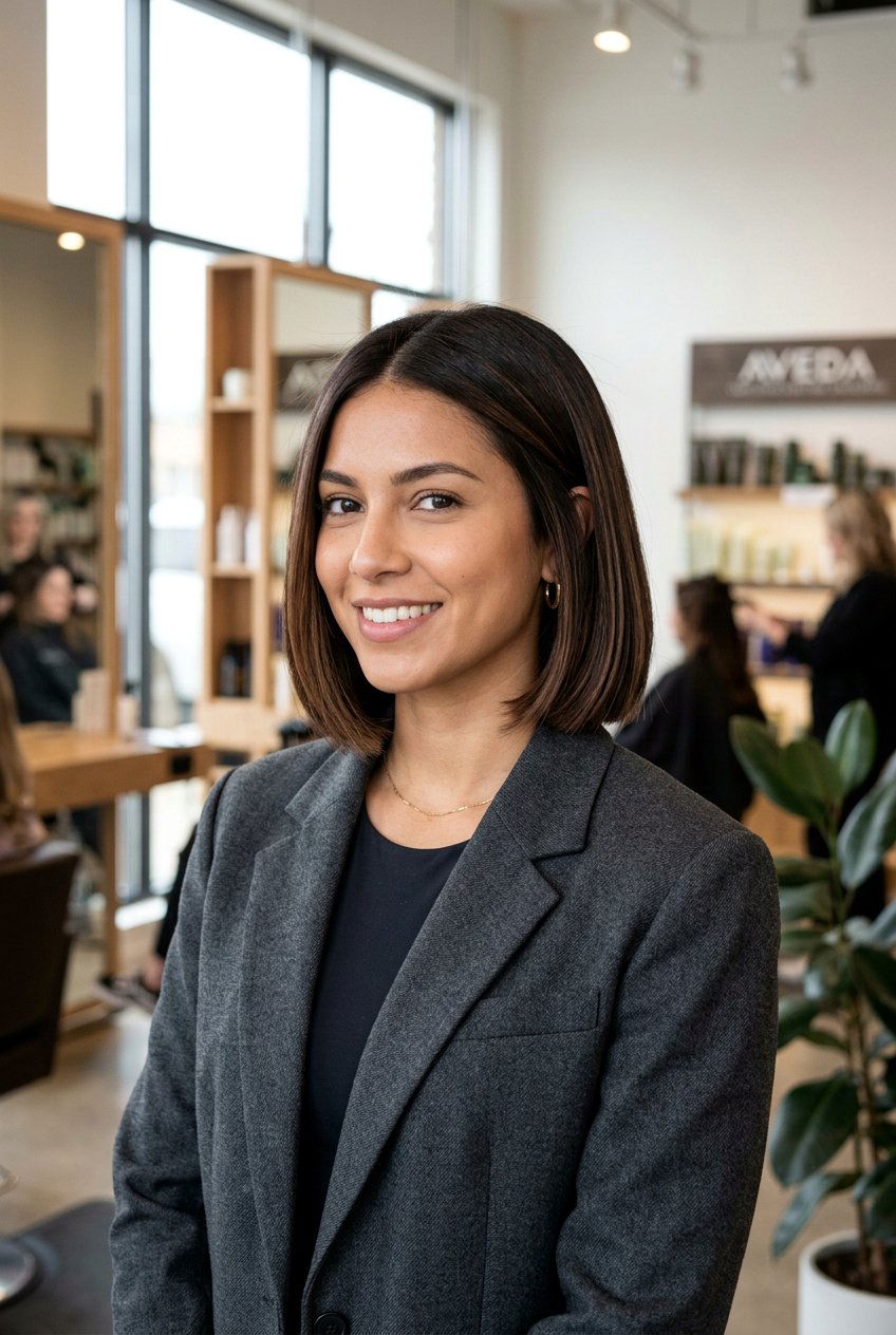 Cocoa Balayage On Short Bob Haircut - 20 cool cocoa balayage - 20 cool cocoa balayage