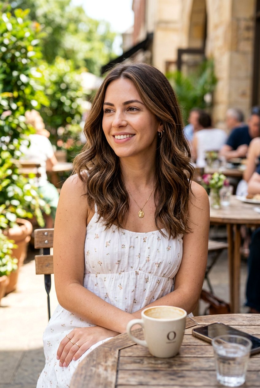 Cocoa Brown Balayage on Medium Hair - 20 cocoa brown hair color - 20 cocoa brown hair color