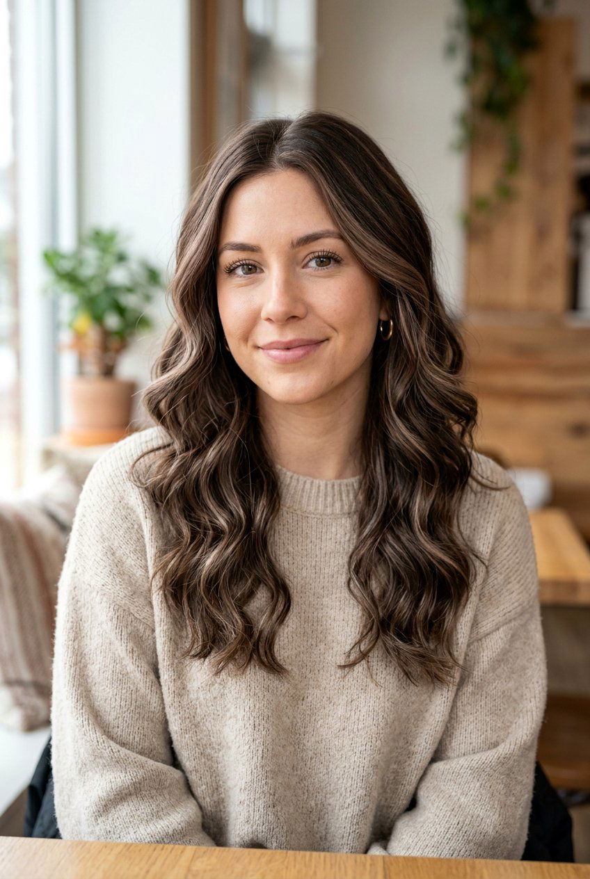 Cocoa Brown with Mocha Highlights - 20 cocoa brown hair color - 20 cocoa brown hair color