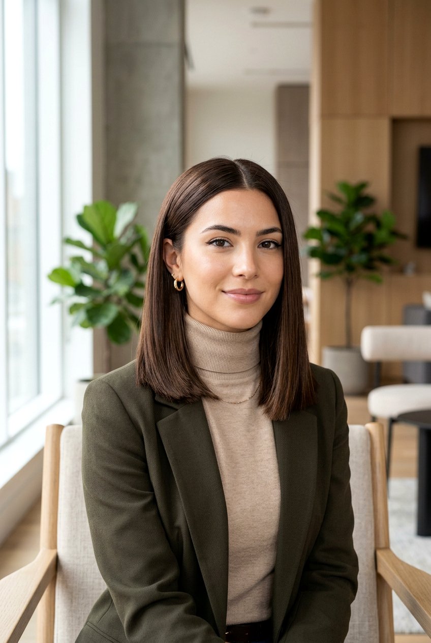 Cocoa Brunette Blunt Cut Hair - 20 cool cocoa brunette - 20 cool cocoa brunette