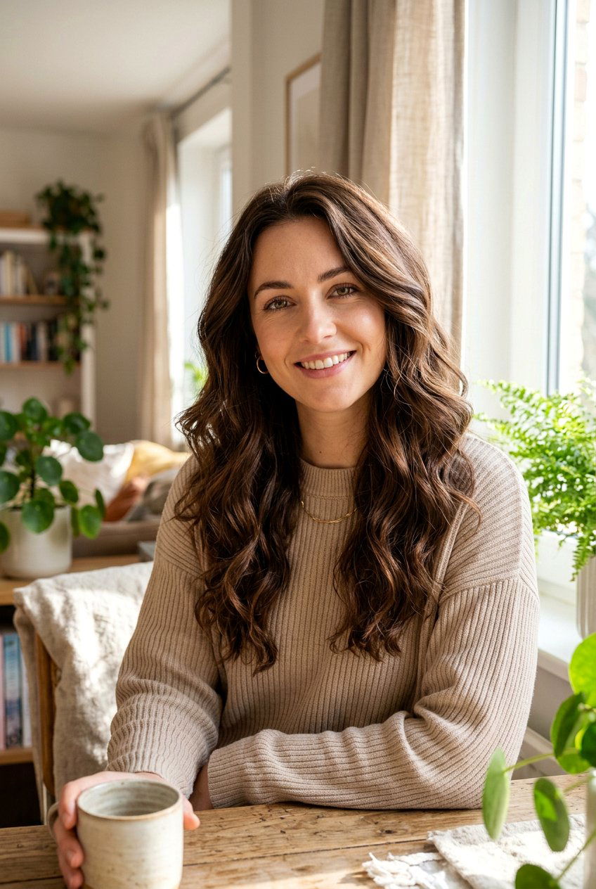 Cocoa Brunette Hair With Soft Waves - 20 cool cocoa brunette - 20 cool cocoa brunette