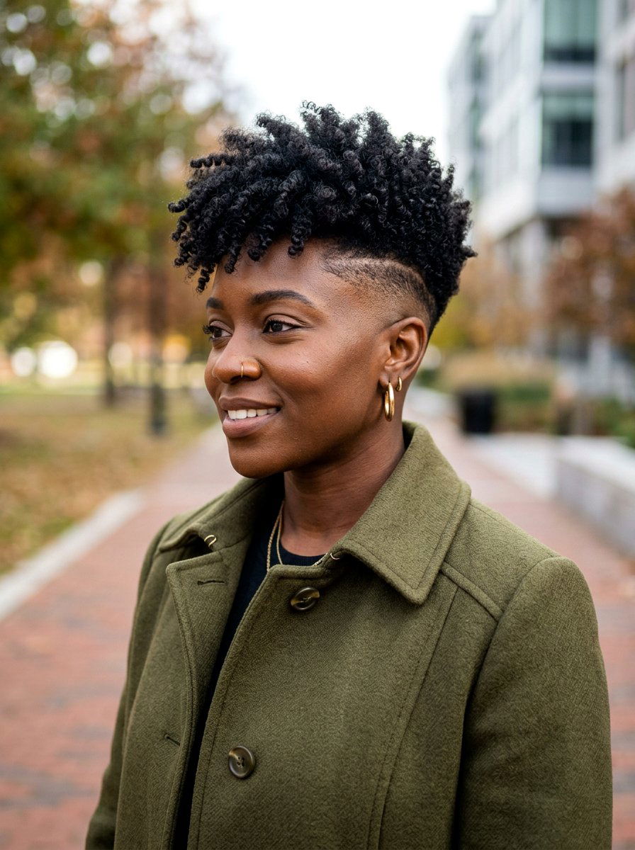 20 Edgy Side Shaved Natural Hairstyle Looks to Try Today