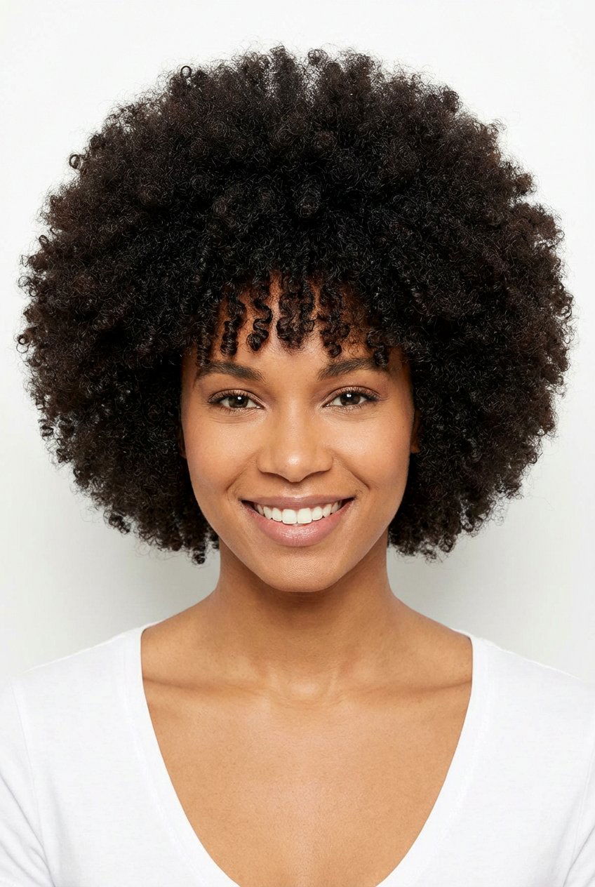 Coily Hair With Bangs - 20 curly hair with bangs - 20 curly hair with bangs