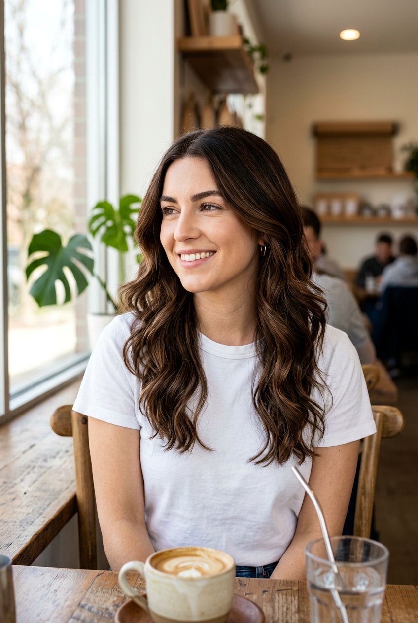 Cold Brew Brown - 20 classy brunette hair refresh for women - 20 classy brunette hair refresh for women