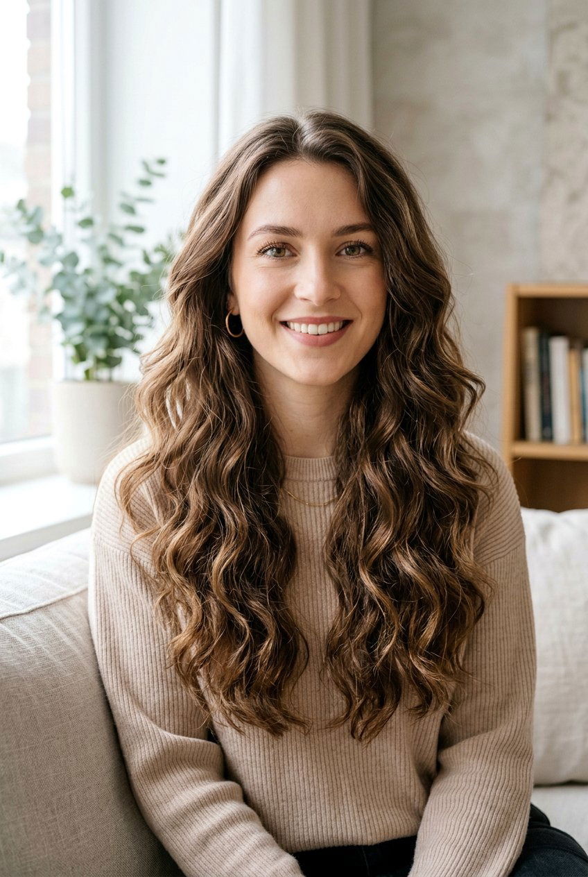 Cold perm loose waves long hair - 20 loose perm for long hair - 20 loose perm for long hair