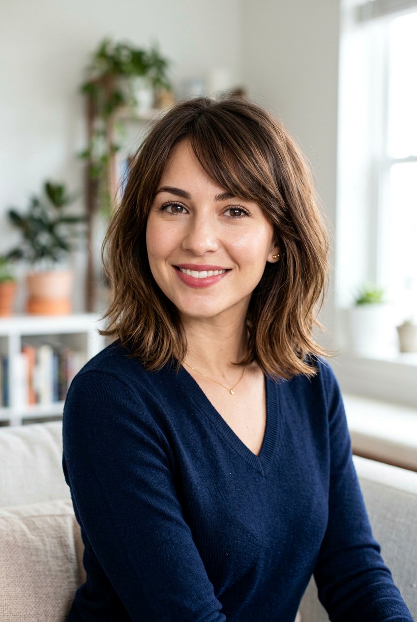 Collarbone Bob With Side Bangs For Heart Shaped Face - 20 collarbone bob with side bangs - 20 collarbone bob with side bangs