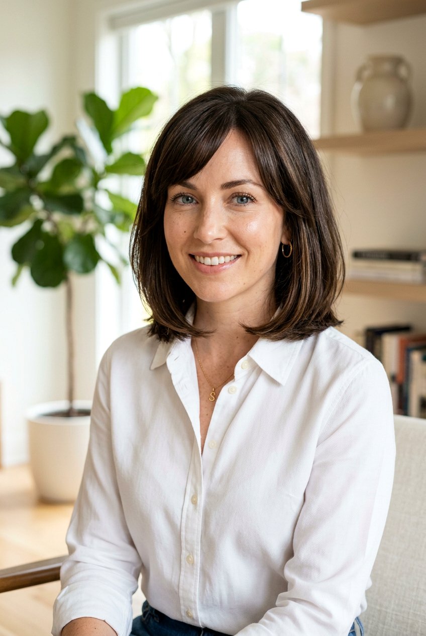 Collarbone Bob With Side Bangs For Oval Face - 20 collarbone bob with side bangs - 20 collarbone bob with side bangs