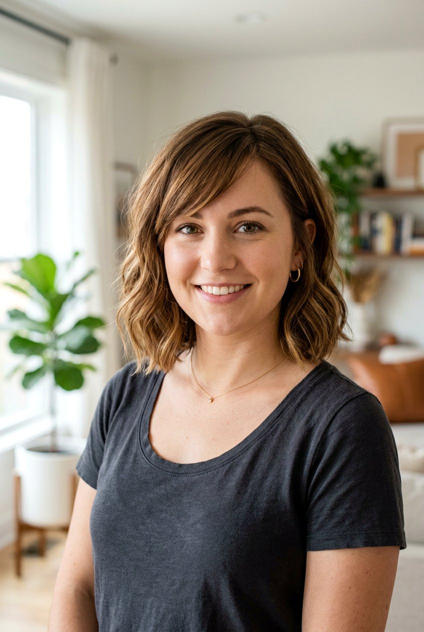 Collarbone Bob With Side Bangs For Round Face - 20 collarbone bob with side bangs - 20 collarbone bob with side bangs