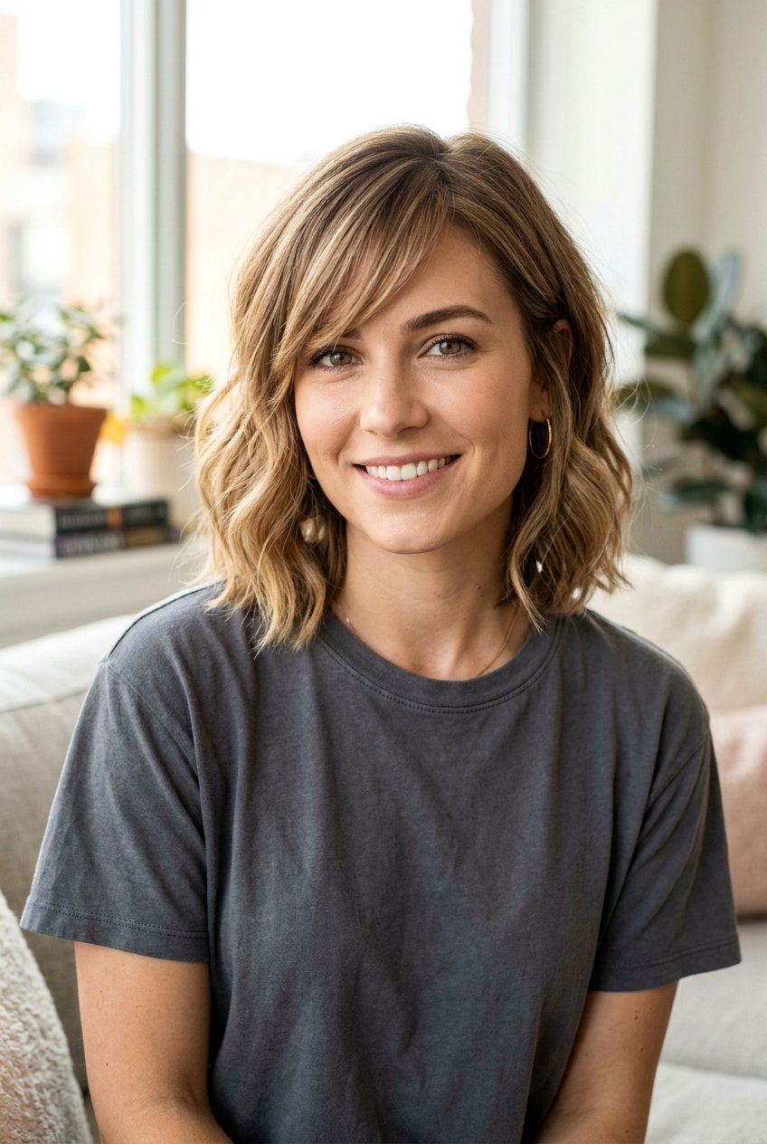 Collarbone Bob With Side Bangs For Square Face - 20 collarbone bob with side bangs - 20 collarbone bob with side bangs