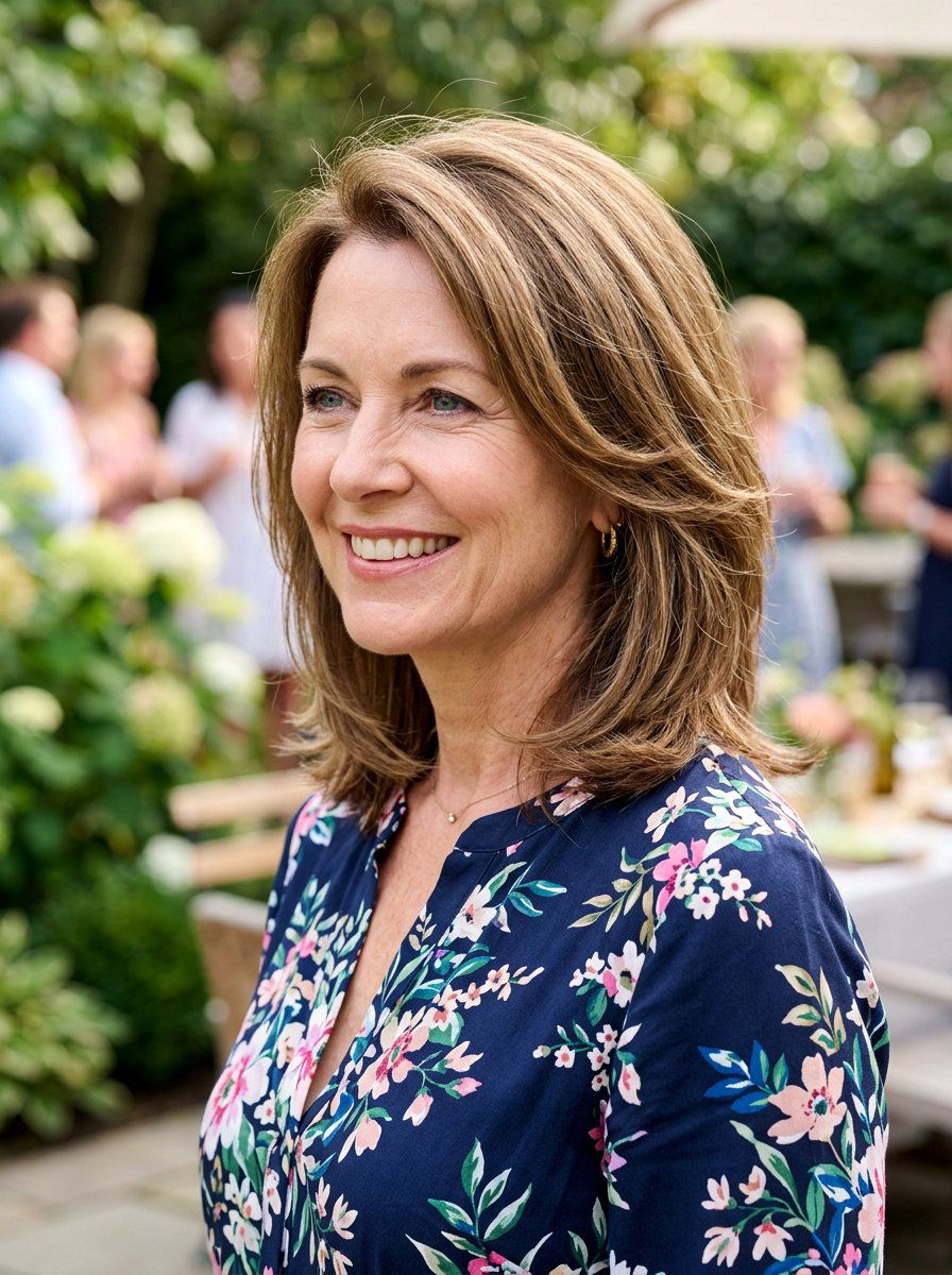 Collarbone Bob With Soft Face Framing - 20 soft layered bob for women over 50 - 20 soft layered bob for women over 50