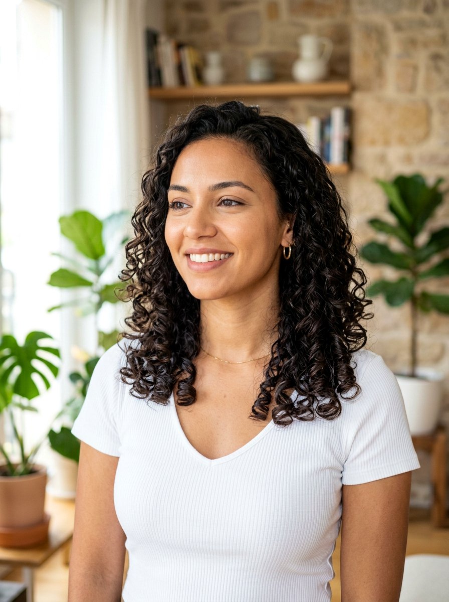 Collarbone Curly Cut For Heat Damaged Hair - 20 haircut for heat damaged curls - 20 haircut for heat damaged curls