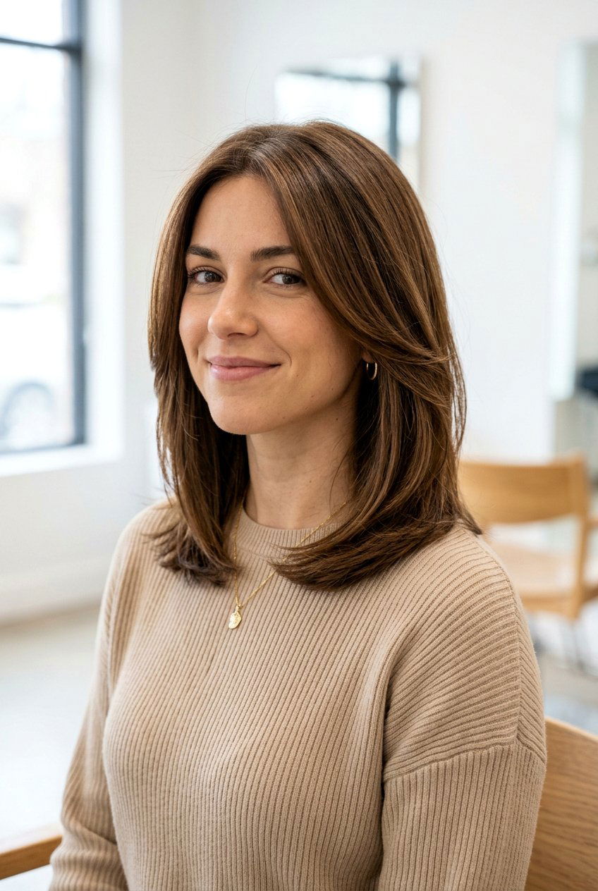 Collarbone Cut With Internal Layers For Thick Hair - 20 collarbone haircut for thick hair - 20 collarbone haircut for thick hair