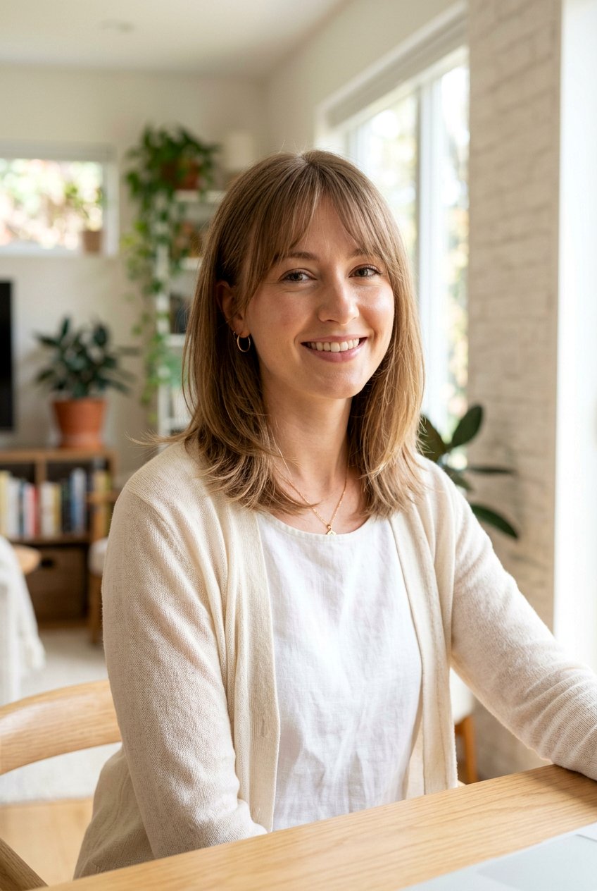 Collarbone Cut With Wispy Curtain Bangs - 20 collarbone haircut with curtain bangs - 20 collarbone haircut with curtain bangs