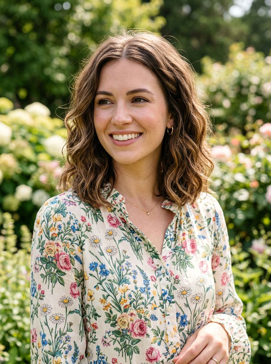 Collarbone Grazing Lob - 20 haircut for 2c wavy hair - 20 haircut for 2c wavy hair